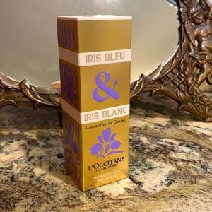 NIB L'Occitane en Provence Iris Bleu & Iris Blanc eau de toilette 2.5 oz / 75 ml